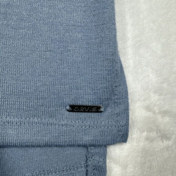 Orvis T-Shirt Women's Small S Short Sleeve V-Neck Blue - Picture 3 of 6